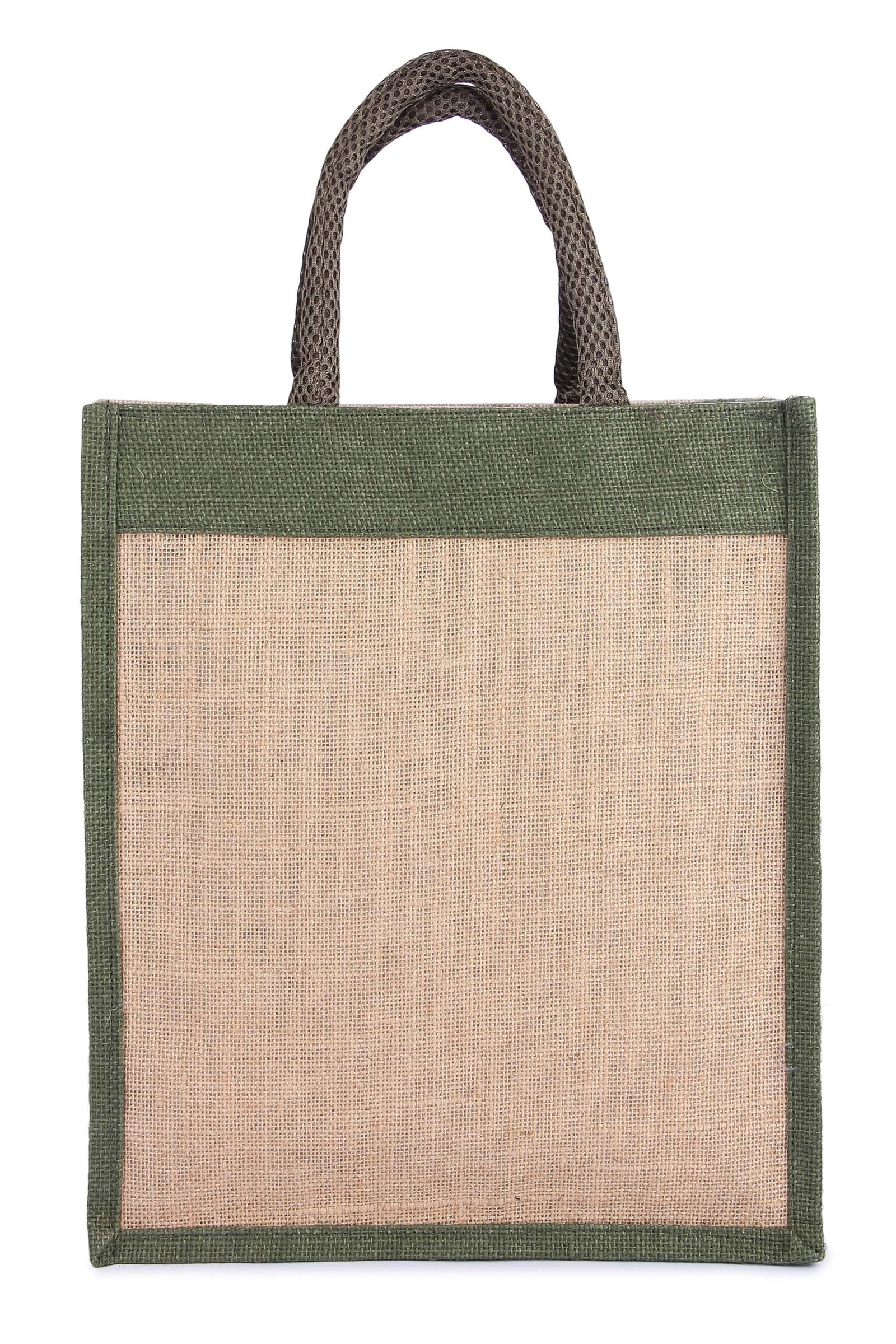 Jute Tote Bag with Kadi Patch Embroidery | Manufacturer & Exporter in India & Worldwide