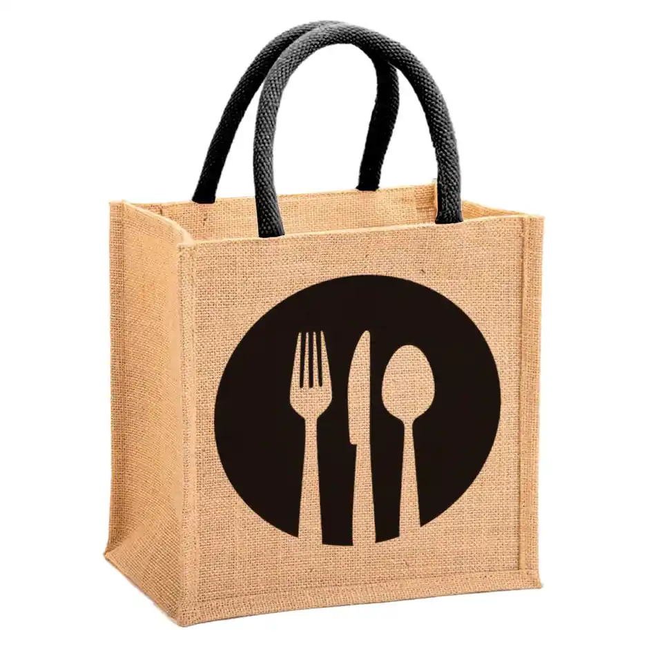 Manufacturer & Supplier in India & Worldwide Awaiting product image Jute Eco Friendly Shopping Bag with Zip