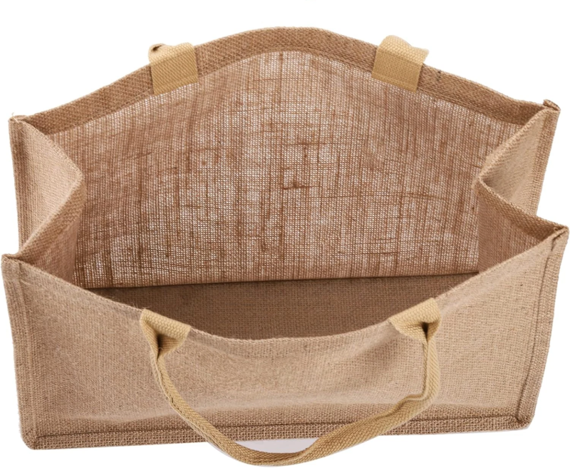 Large Jute Burlap Tote Bags