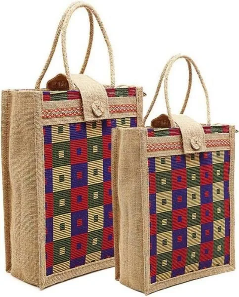 Multicolor Jute Sling Bags (1)