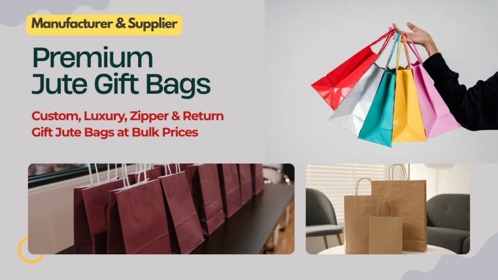 Premium Jute Gift Bags That Combine Style, Sustainability & Lasting Value